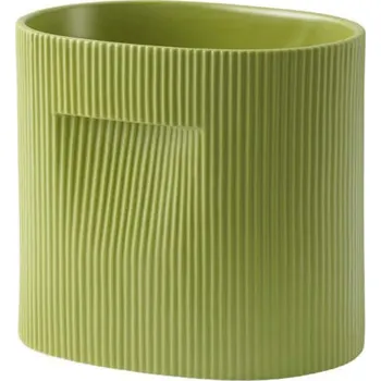 Květináč Muuto Květináč Ridge Planter H24, moss green