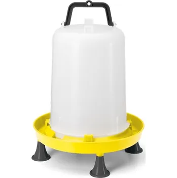 Chov hospodářského zvířete Napáječka pro slepice, husy, kachny, drůbež 15 l River klobouková závěsná s nožičkami