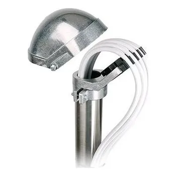 Anténní držák Stožárová krytka na kabely - pro stožár (48 - 52mm), hliník