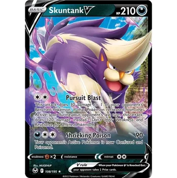 Sběratelská karetní hra Skuntank V 108/195 - Silver Tempest
