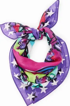 Dámský šátek DESIGUAL 23WAWA30 5023 FOU STARS MICKEY LACROIX Velikost: U