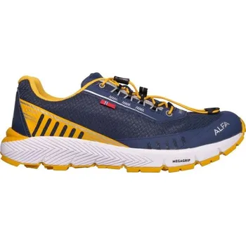 Pánská sportovní obuv Pánská turistická obuv ALFA DRIFT ADVANCE GTX M 44 Modrá, Žlutá, Bílá