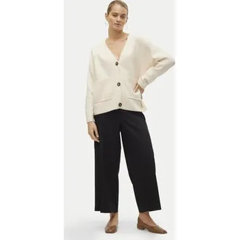 Dámský svetr Vero Moda Kardigan Boom 10320457 Béžová Loose Fit M