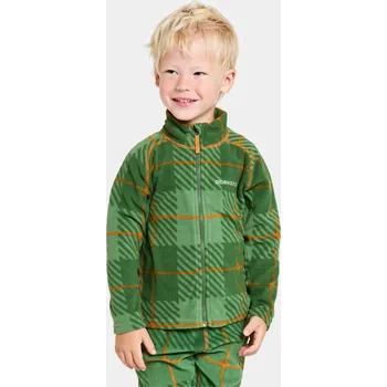 Chlapecká mikina Dětská fleecová mikina Didriksons Monte PR A65 Termos Pine Green 90