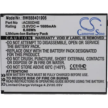 Baterie pro mobilní telefon VHBW Baterie pro Archos 50d Helium, 1600 mAh