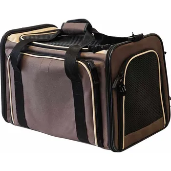 Taška pro psa a kočku Nobby multifunkční přepravní taška EXTEND do 10 kg hnědá