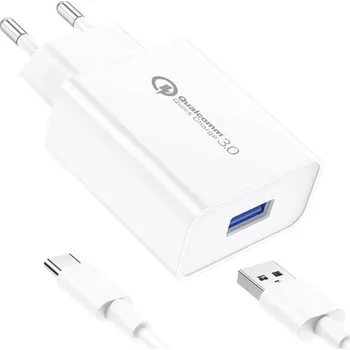 Datový kabel Foneng EU13 síťová nabíječka + kabel USB-C, 3A