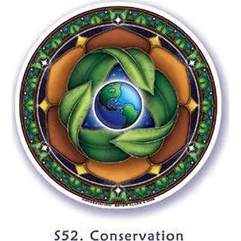 Samolepící dekorace Mani Bhadra SAMOLEPKA NA OKNO PLANETA ZEMĚ 11,7 CM