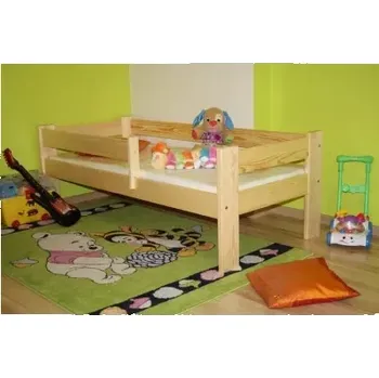 Dětská postel Dřevěná dětská postel MD 27 80x160 cm borovice masiv