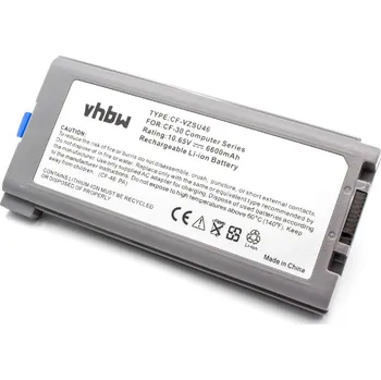 Baterie k notebooku VHBW Baterie pro Panasonic Toughbook CF-30 / CF-31 / CF-53, 6600 mAh