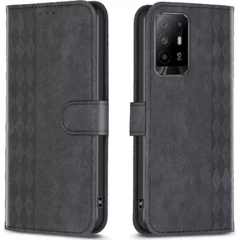 Pouzdro na mobilní telefon S-T-A-R Kožené pouzdro Oppo Reno5 Z černé, black, model knížka, řada CLASSIC