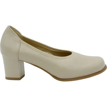 Dámské lodičky Béžové bosolodičky De Plus F.163-X-5520 kožené široká špička - 39