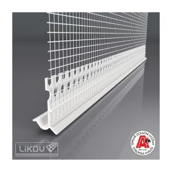 Stavební profil Lišta okapnicová na soklový profil /2,5m/ Prodejní jednotka: jednotka(m)