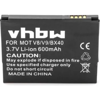 Baterie pro mobilní telefon VHBW Baterie pro Motorola RAZR 2 V8 / V9 / U9, 600 mAh
