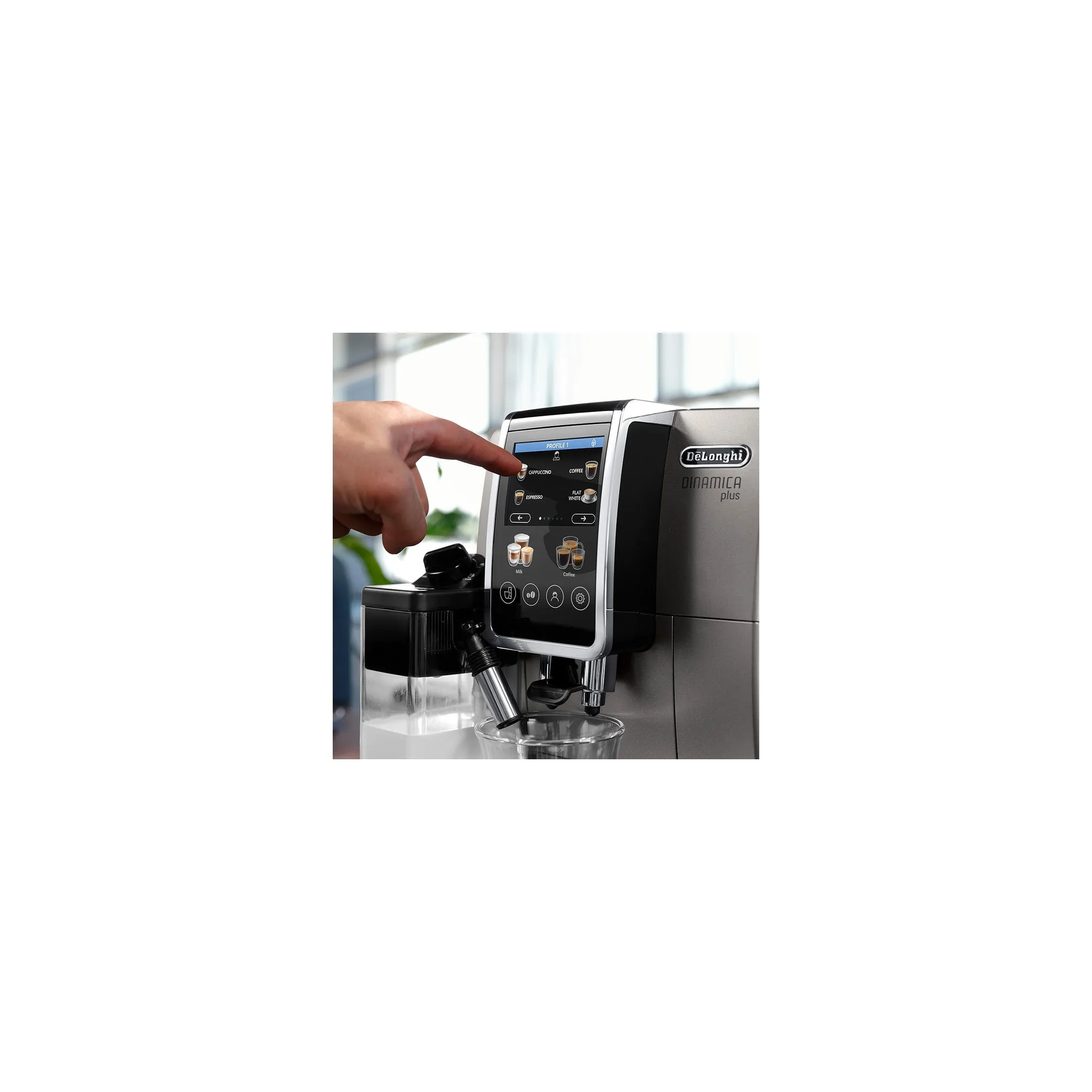 Fotografie 7 - Kávovar De'Longhi Dinamica Plus ECAM380.95.TB