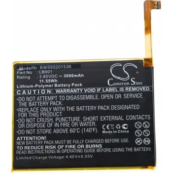 Baterie pro mobilní telefon VHBW Baterie pro Lenovo K320T, 3000 mAh