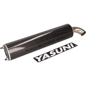 Výfuk pro motocykl Yasuni Koncovka výfuku Yasuni - karbon YAZ-SIL034CSRS