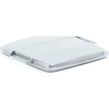 Odpadkový koš Víko na odpadkový koš OLIVER 90 l, šedé