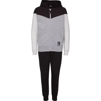 Chlapecká tepláková souprava Lewro OAKIE 140/146 Černá, Šedá