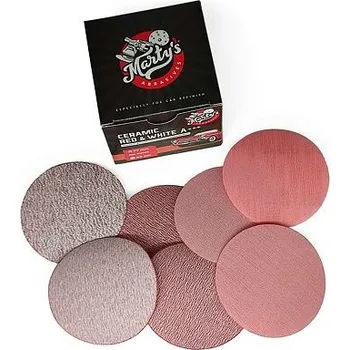 Stojan na brusku Brusný kotouč Marty's Ceramic Red&White P180 - 75mm