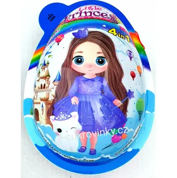 4v1 XXL plastové vajíčko 13 cm LITTLE PRINCESS 20 g - VÝPRODEJ !!! DMT: 11/2024 (Surprise Egg panenka Malá Princezna)