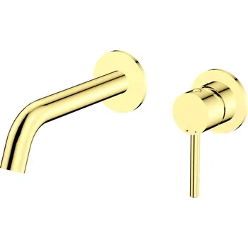 Vodovodní baterie BESCO - Podomítková umyvadlová baterie VEO zlatá lesklá BABUVSJZ