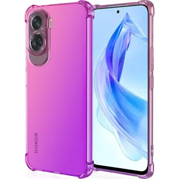 Pouzdro na mobilní telefon Kryt Honor 90 Lite 5G Shock duhový růžovo-fialový (obal neboli pouzdro na Honor 90 Lite 5G)