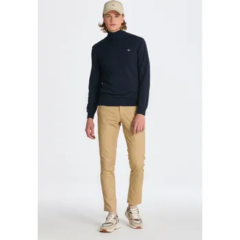 Pánské kalhoty KALHOTY GANT SLIM TP CHINOS DARK KHAKI