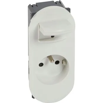 vypínač CL BÍLÁ ZÁS. 2P+T S MECH. *067133 Legrand