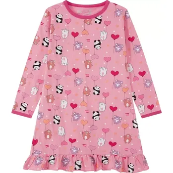 Dívčí noční košile Dívčí noční košilka dl.r. Wolf S2483 růžová