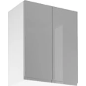 Nábytek Závěsná kuchyňská skříňka ASPEN II G60 - bílá-šedá