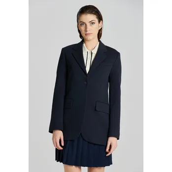 Dámské sako BLEJZR GANT REG JERSEY BLAZER EVENING BLUE