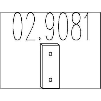 Tlumič výfuku Zarážka, tlumič výfuku MTS 02.9081