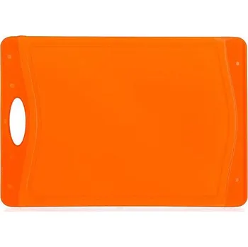 Kuchyňská pracovní deska Banquet Prkénko krájecí plastové DUO Orange 37 x 25,5 cm (12FH9016116O-Z)
