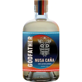 Rum Nusa Caňa Nusa Cana Tropical Godfather Dark rum, 49,7%, 0,7l