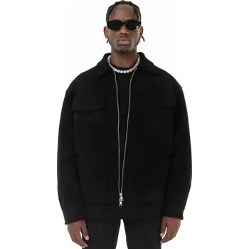 Pánská softshellová bunda Pánská streetwear bunda Barva: Černá, Velikost: L