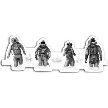 Samolepka 4-Diver Sticker Kirby Morgan, Kirby Morgan