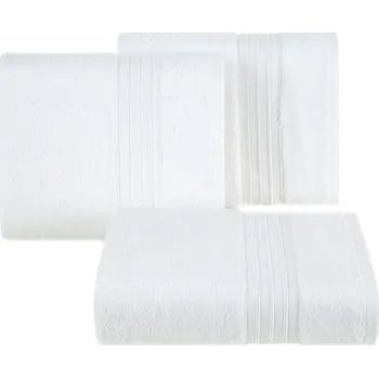 BAVLNĚNÝ RUČNÍK AURA 50X90 CM BÍLÁ