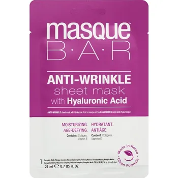Pleťová maska masqueBAR - Anti Wrinkle Masky proti vráskám 21 ml unisex