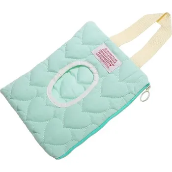 Držák na ubrousky látkový | Dekorace stolu, Závěsný box - Zelená