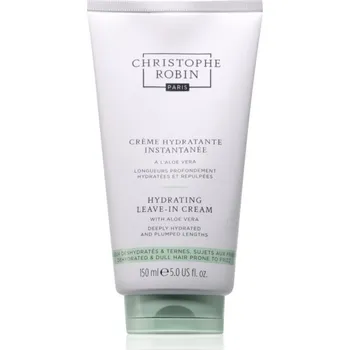 Stylingový přípravek Christophe Robin Hydrating Leave in cream krém na vlasy pro lesk suchých a křehkých vlasů 150 ml