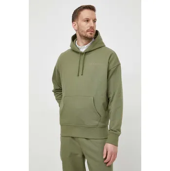 Pánská mikina Mikina Polo Ralph Lauren pánská, zelená barva, s kapucí, s potiskem, 710917904 77X, vel. M