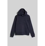 MIKINA GANT TONAL SHIELD HOODIE EVENING BLUE
