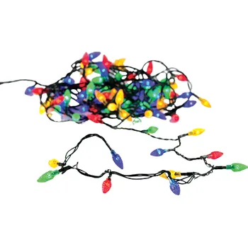 Venkovní osvětlení ACA Lighting LED vánoční světelný řetez - Šištičky, 3x7m, RGB, IP44, 8 funkcí, 100 LED