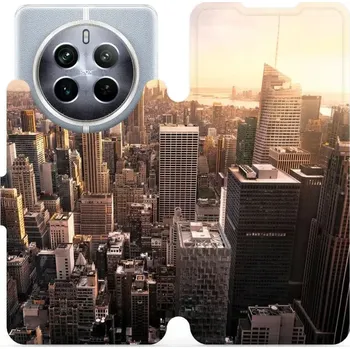 Pouzdro na mobilní telefon Flipové pouzdro Mobiwear - Realme 12 5G - M138P New York (Knížkové flip pouzdro, obal, kryt na mobil Realme 12 5G - M138P New York, materiál Umělá kůže + TPU - ochrana 360°, stojánek, silikonová vanička, magnetické zavírání)