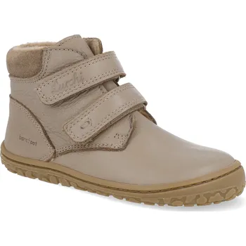 Dívčí zimní obuv Barefoot dětské zimní boty Lurchi - Nino Tofu hnědé Velikost: 30
