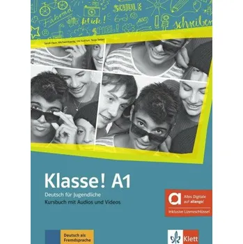 Německý jazyk Klasse! 1 (A1) – Hybride Ausgabe – Kursbuch + MP3/Video allango.net + Lizenz (24 Monate)