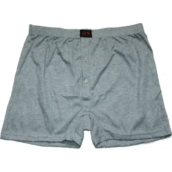 Pánské trenky větší čísla pro muže žebrované P759 šedé