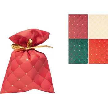 Dárková visačka MFP sáček vánoční 25x40cm Velour 5800782