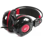 A4tech Bloody G300, herní sluchátka s výsuvným mikrofonem, černo-červená